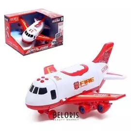 Парковка «Пожарный самолёт», световые и звуковые эффекты