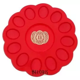 Пасхальная подставка на 12 яиц и кулич «Хв. яйца»