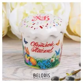 Пасхальная шкатулка-кулич «Светлой пасхи!»