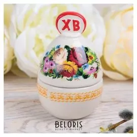 Пасхальная шкатулка-яйцо «Цветы»