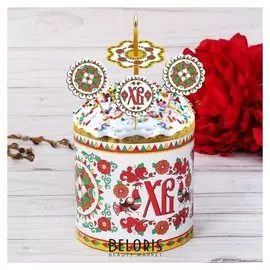 Пасхальный набор для украшения кулича «Борецкая роспись»