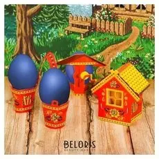 Пасхальный набор с красителем «Деревенька. хохлома»