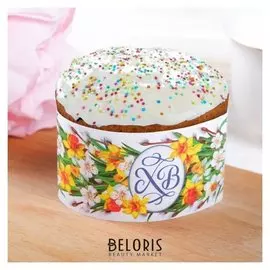 Пасхальный ободок для кулича «Венок», 24 × 5 см