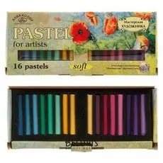 Пастель сухая, 16 цветов, набор № 5