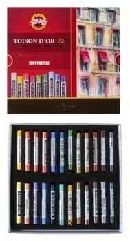 Пастель сухая художественная 72 цвета, Koh-i-noor Toison D`or 8517/72