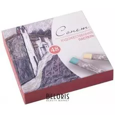 Пастель сухая художественная "Сонет", 48 цветов, круглое сечение