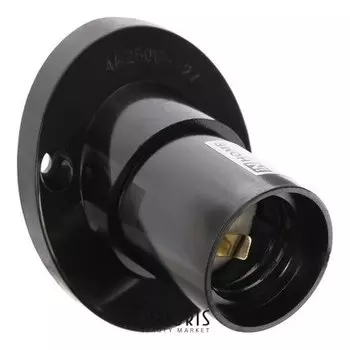 Патрон электрический IN Home е27фп-02, е27, карболитовый, настенный