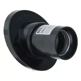 Патрон Tdm, E27, наклонный, настенный, карболитовый, чёрный