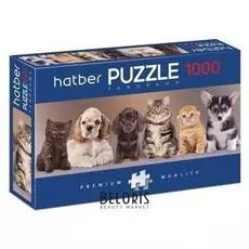 Пазл 1000 элементов «Панорама. верные друзья»