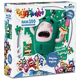 Пазл 100 элементов + наклейки Чуддики. Zee