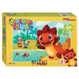 Пазл 104 элемента Дракоша Тоша