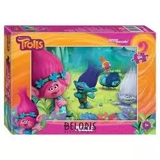 Пазл 104 элемента Trolls