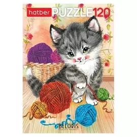 Пазл 120 элементов «Котёнок»