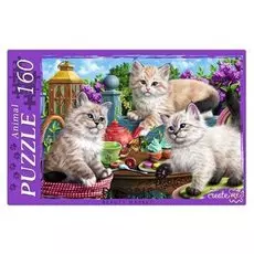 Пазл 160 элементов Котята и сладости