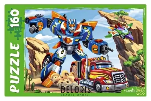 Пазл 160 элементов Трансформер-грузовик