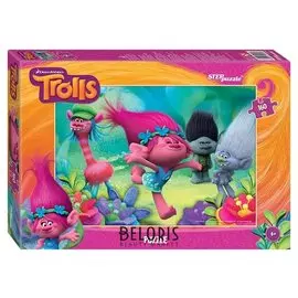 Пазл 160 элементов Trolls