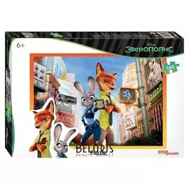Пазл 160 элементов Зверополис