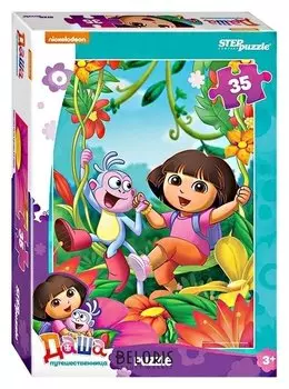 Пазл 35 элементов Даша-путешественница
