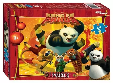 Пазл 35 элементов Кунг-фу Панда