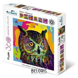Пазл 360 элементов Поп-арт Сова