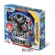 Пазл 36 элементов + наклейки Металионы. Урса