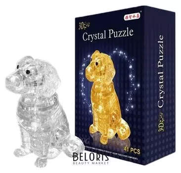 Пазл 3D кристаллический Спаниель 41 деталь