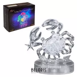 Пазл 3D кристаллический Знак зодиака Рак 41 деталь