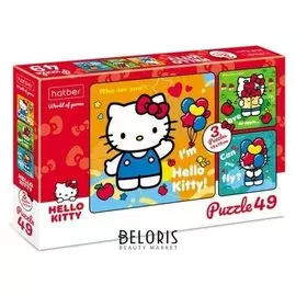 Пазл 3в1 Hello Kitty 49 элементов