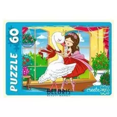 Пазл 60 элементов Балеринка и лебедь