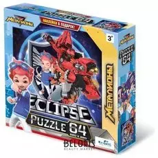 Пазл 64 элемента + наклейки Металионы. Затмение