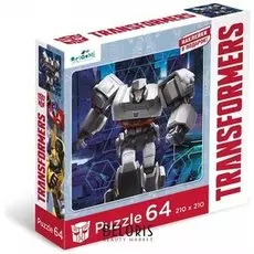 Пазл 64 элемента + наклейки Трансформеры. Мегатрон
