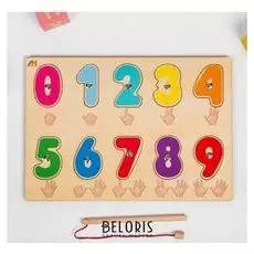 Пазл "Цифры", магнитики