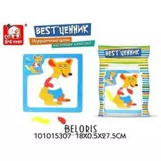 Пазл деревянный, 9 элементов