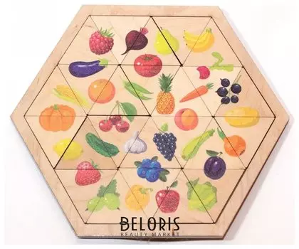 Пазл деревянный Овощи, фрукты, ягоды