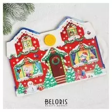 Пазл деревянный с чипом "Новогодний домик"