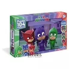 Пазл Герои в масках Друзья 104 элемента + наклейки