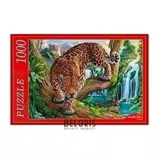 Пазл "Грозный леопард"