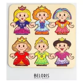 Пазл-конструктор «Собери персонажа. принцессы»