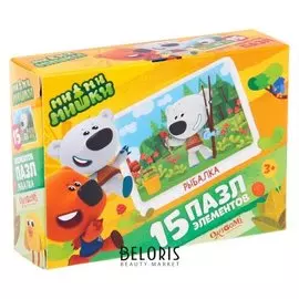 Пазл мимимишки «Мишки за работой», 15 элементов