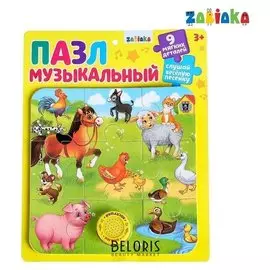 Пазл музыкальный Ферма