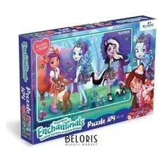 Пазл Сад бабочек с наклейками 104 элемента