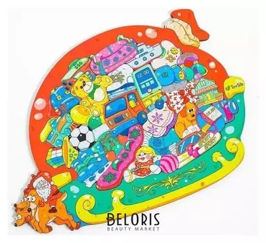 Пазл «Сани с подарками» (Бизиборды)