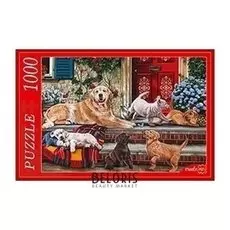 Пазл "Семья ретриверов"