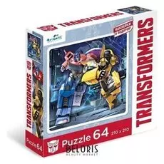 Пазл Трансформеры Автоботы с наклейками 64 элемента