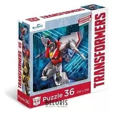 Пазл Трансформеры Старскрим с наклейками 36 элементов