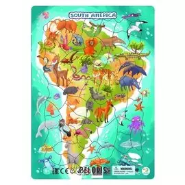 Пазл в рамке 53 элемента Южная Америка