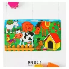 Пазл Животные в деревне