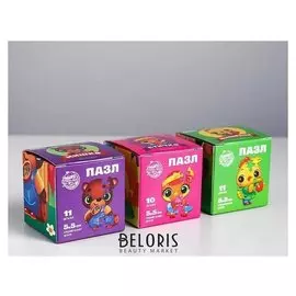 Пазлы «Цыплёнок, мишка, птичка»