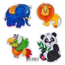 Пазлы мягкие «Зоопарк»