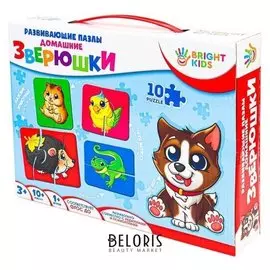 Пазлы развивающие «Домашние зверюшки»